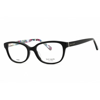 Patrón de gafas para mujer Kate Spade marco ovalado de plástico negro violeta 07RM 00 Foto 1 de 2