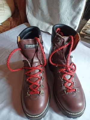 Botas vintage de cuero aislante Colorado de 8 pulgadas para hombre medidas talla 9 #19 Foto 1 de 4