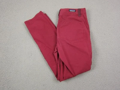 Pantalones Patagonia Mujer 10 Rojo Escala Rock Lona Informal Senderismo Aire Libre 82920 Foto 1 de 4