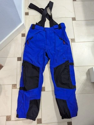 Pantalones grandes de esquí para nieve Marker para hombre con tirantes, cremalleras laterales completas.  Foto 1 de 4