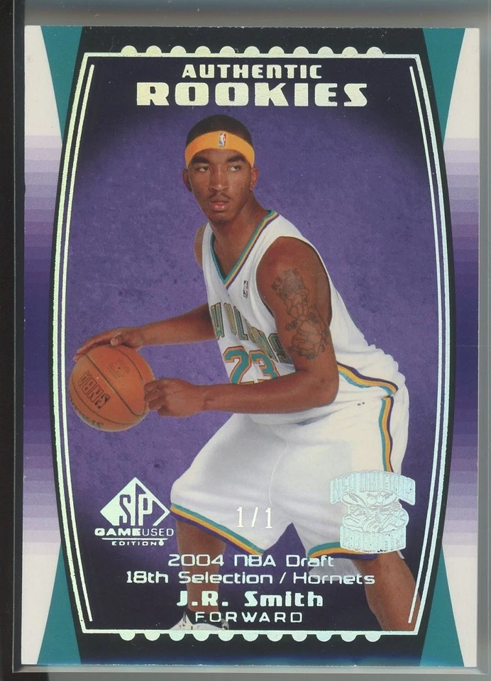 2004-05 SP Game Used Edition J.R. Smith #102 Authentic Rookies RC 1/1 - Image 1 of 2