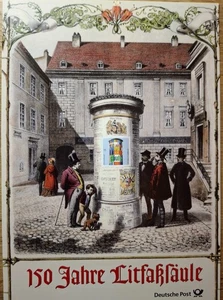 Bund Ganzsache -150 Jahre Litfaßsäule - Bild 1 von 2