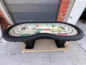 Dalibania custom made poker table with dealer entrance optional poker chips set - Picture 1 of 8
