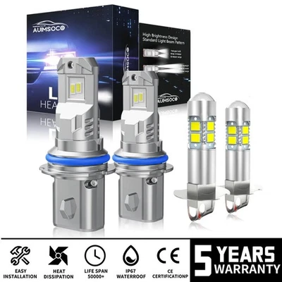 Faros antiniebla LED para Volkswagen Jetta sedán 4 puertas 1995 1996 1999 Foto 1 de 4