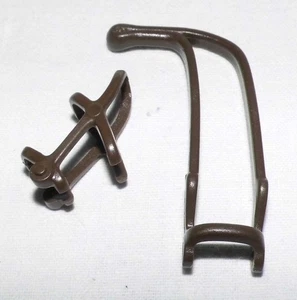 43017, 1x Zaumzeug, Halfter und Zügel (Pferd, 1. Generation), dunkelbraun - Picture 1 of 1