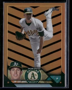 2023 Topps Update #US323 JP Sears Orange and Black Foil Oakland Athletics - Bild 1 von 2