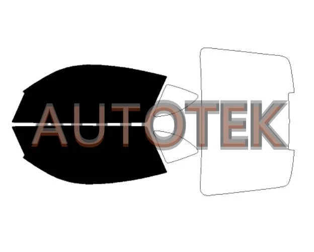 Película precortada ventanas delanteras de dos puertas cualquier tono para Porsche Cayman 2006-2012 Foto 1 de 4