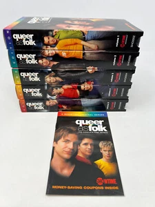 Queer as Folk Complete First Season 5 Tape VHS SET Collectors Edition 2001 EUC - Picture 1 of 7