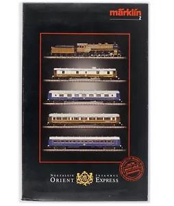 SLIGHTLY USED MARKLIN Gauge Z - # 8108 Märklin Orient Express set - Picture 1 of 5