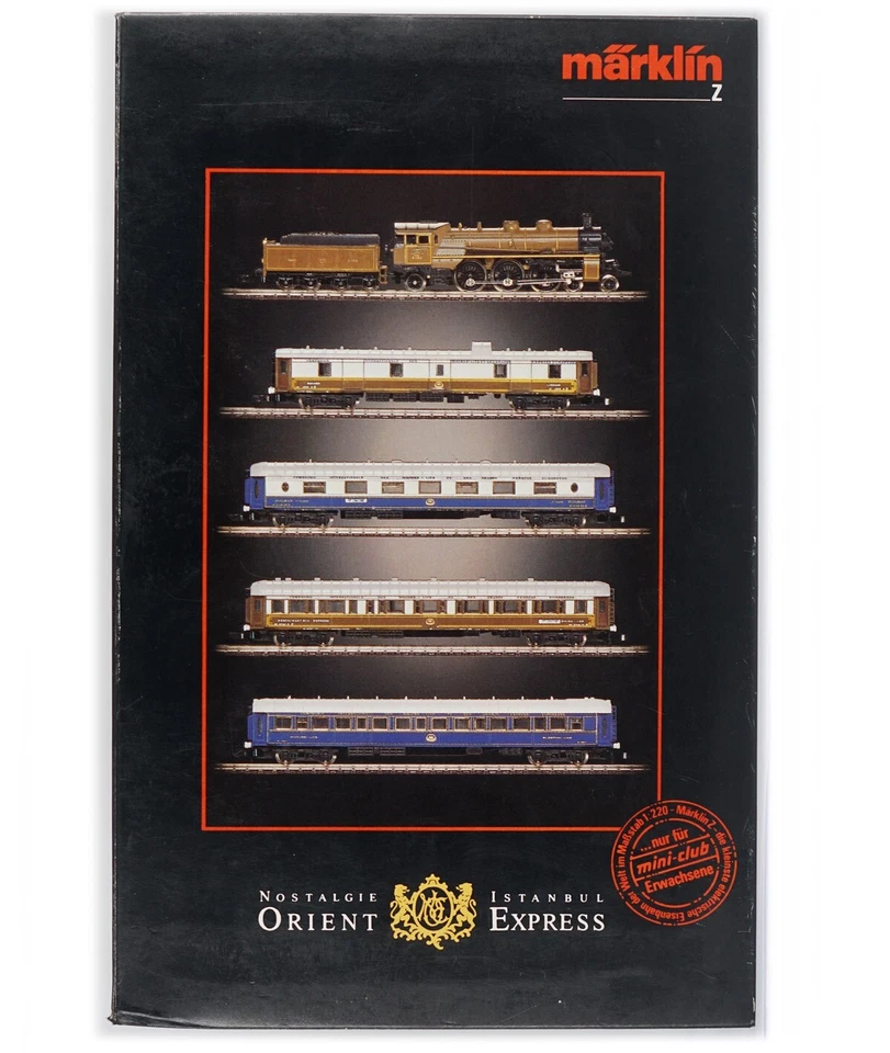 SLIGHTLY USED MARKLIN Gauge Z - # 8108 Märklin Orient Express set - Image 1 of 4