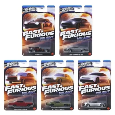 Hotwheels Silver Series Fast & Furious Villains Set 1-5 2025 - Immagine 1 di 4