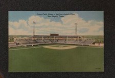 GUINN FIELD HOME OF THE SAN ANGELO COLTS BASEBALL STADIUM POSTCARD 