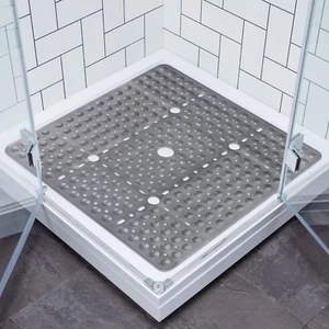 Square Shower Mats Non Slip Anti Mould Bathtub Mats with Suction Cups for Shower - Picture 1 of 12