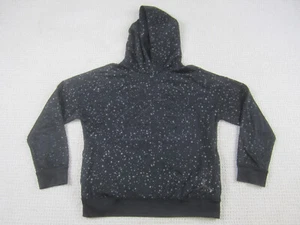 Jordan Sweatshirt Boys Large Black White Jumpman 23 Long Sleeve Hoodie Therma - Picture 1 of 11