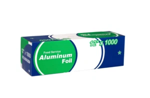 1 Pack - Food Service Aluminum Foil Roll (12 in x 1000 ft) - Picture 1 of 6