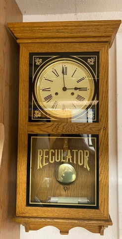 Emperor Clock Company Wall Mount Regulator Chime Display Cover