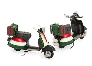 Antik Retro Deko Roller aus Blech Italia Design Maße 17x6,5x11cm - Bild 1 von 1