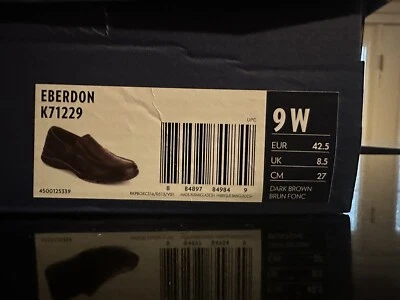 Mocassim Rockport Eberdon Masculino - Marrom Escuro - Tamanho 9 Largo Masculino - Imagem 1 de 3