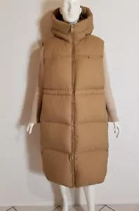 Tommy Hilfiger ultra leichte sehr warme kasual feminine Long Daunenweste Beige - Bild 1 von 22