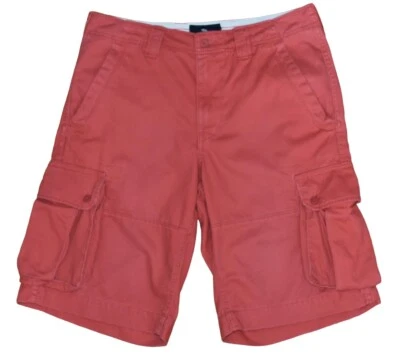 American Living Men’s Cargo Shorts Heavyweight Salmon Cotton Vintage Size 32 NEW - Image 1 of 4
