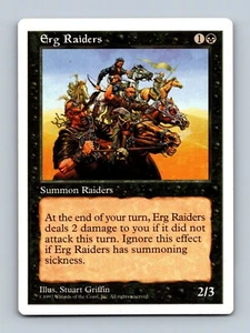 Magic The Gathering MTG - Erg Raiders - 5th Edition 1997 - Picture 1 of 2