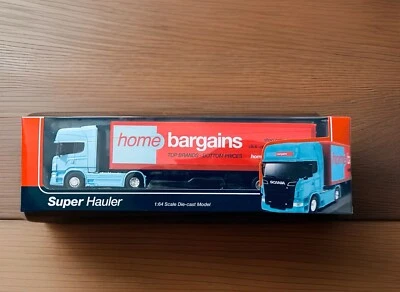 Home Bargains Scania V8 Super Hauler Diecast Model Truck Lorry 1:64 - Image 1 of 4