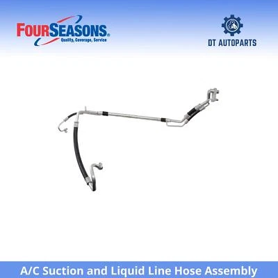 Conjunto de manguera de línea líquida y succión de aire acondicionado Hyundai Sonata 2015-2017 4 estaciones Foto 1 de 4