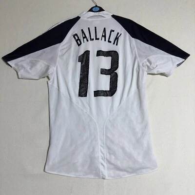 Camiseta de futebol Deutschland #13 Ballack 2004/2005 tamanho grande Alemanha - Imagem 1 de 4