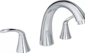 Huntington Brass 14730 16-Inch Builders 2-Handle Deck-Mount Roman, Chrome - Picture 1 of 10