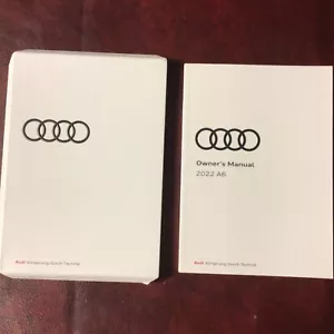 AUDI A6 ALLROAD S6 RS6 2022-AVANT MANUAL DEL PROPIETARIO ESTUCHE LIBRO TODOS LOS MODELOS - Imagen 1 de 4