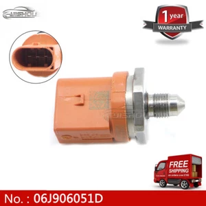 Fuel Pressure Sensor 06J906051D for Audi A3 VW Eos Jetta Passat Injector Rail - Picture 1 of 9