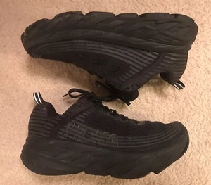 Herren Hoka One One Bondi 6 schwarz 1019269 BBLC Marathon Laufschuhe Größe 7,5  - Bild 1 von 11