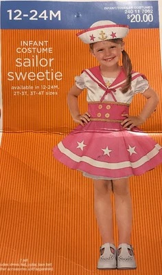 Sailor Sweetie Costume Infant 12-24 Months - Image 1 of 4