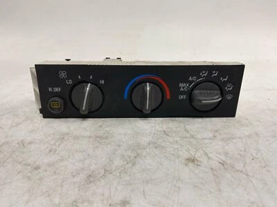 Interruptor selector de aire acondicionado usado se adapta a: Chevrolet Express 2500 2004 camioneta montado en el tablero principal Foto 1 de 4