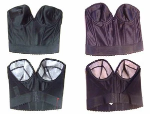 Flexees Black Style 7894 Strapless Backless Corset Bra Sz 32B  NWT - Bild 1 von 3