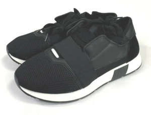 Weeboo Amanda-17 Fashion Sneaker Sleek Mesh Knit Fabric Self Fastening Strap Tex - Picture 1 of 8