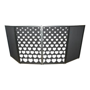 ProX XF-SHEARTSQ1X2 Stepped Hearts Facade Enhancement Scrims White Hearts - Picture 1 of 2