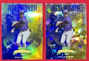 2024 Panini Crusade ADAEL AMADOR #3 Cracked Ice Crusade + #3 Blue Crusade - Picture 1 of 2