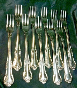 Wallace 18/10 Seafood Forks Set 10 - Picture 1 of 10