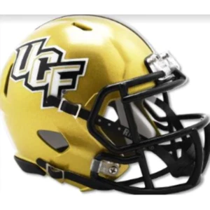 Central Florida Golden Knights Full Size Speed Replica Football Helmet UCF Gold - Picture 1 of 4