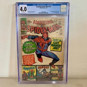 Amazing Spider-Man #38 Final Steve Ditko issue CGC 4.0 OWP  1963 series Marvel - Picture 1 of 4