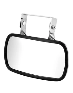 Stainless Steel Rectangular Convex Mirror Door Mount for Trucks Forklifts - Picture 1 of 12