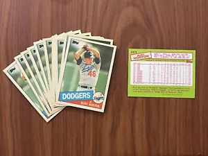 1985 Topps TIFFANY Set (15) BURT HOOTON #201 cards LOT DODGERS ** MINT ** - Picture 1 of 1
