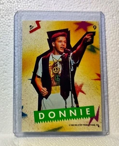 Donnie 1989 New Kids on the Block #9 Sticker Trading Card - Picture 1 of 2