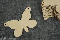 V82 10x Wooden  BUTTERFLY Embellishment CHILD BABY ROOM Decoration Shape