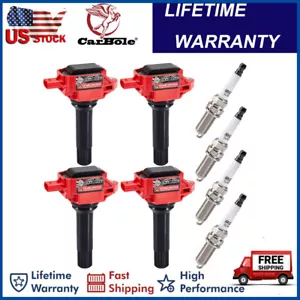 4 Ignition Coil & Spark Plug Kits For Scion FR-S Subaru BRZ 2.0L 2013 2014 H4 - Picture 1 of 18