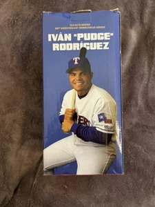 Ivan Pudge Rodriguez 50th Anniversary Bobblehead Texas Rangers MLB Baseball New - Picture 1 of 5