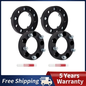 Set of 4 5x5.5" Wheel Spacers 1.25" 1/2"x20 108mm for Ford F-150 Dodge Ram 1500 - Picture 1 of 14