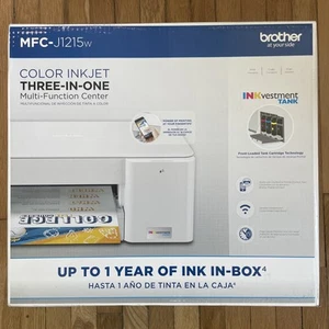 Brother - INKvestment Tank MFC-J1215W Wireless All-in-One Inkjet Printer with... - Picture 1 of 4