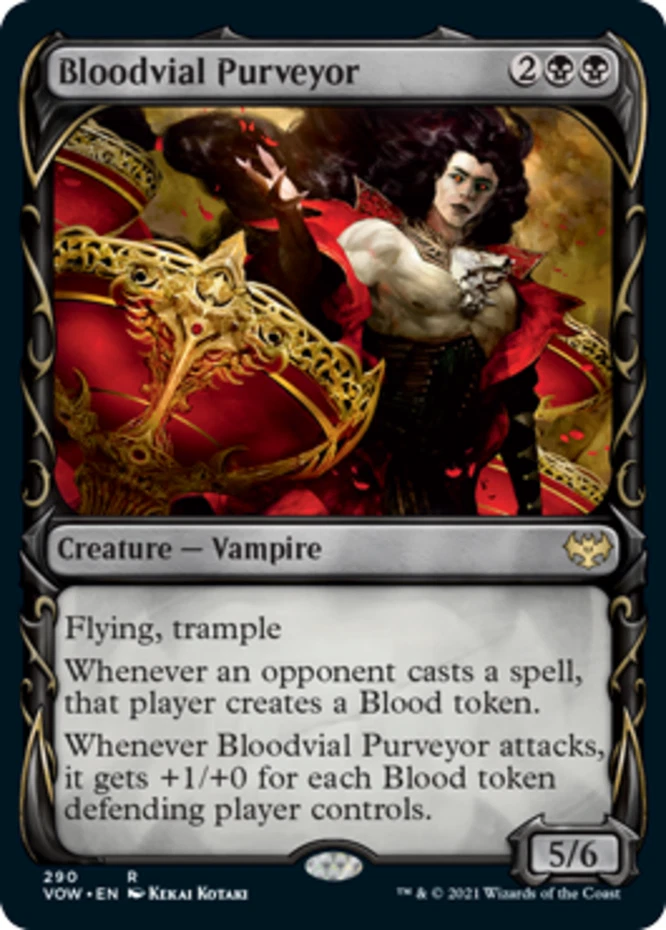 x1 Bloodvial Purveyor - Showcase - Innistrad: Crimson Vow - NM - MTG - Image 1 of 1